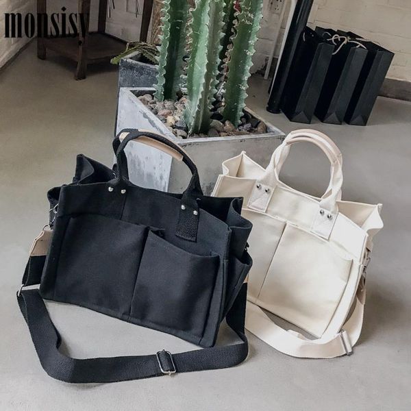 shopping bags monsisy women canvas tote bag lady shoulder big capacity pockets girl messenger school books travel beach obag
shopping bags monsisy women canvas tote bag lady shoulder big capacity pockets girl messenger school books travel beach obag