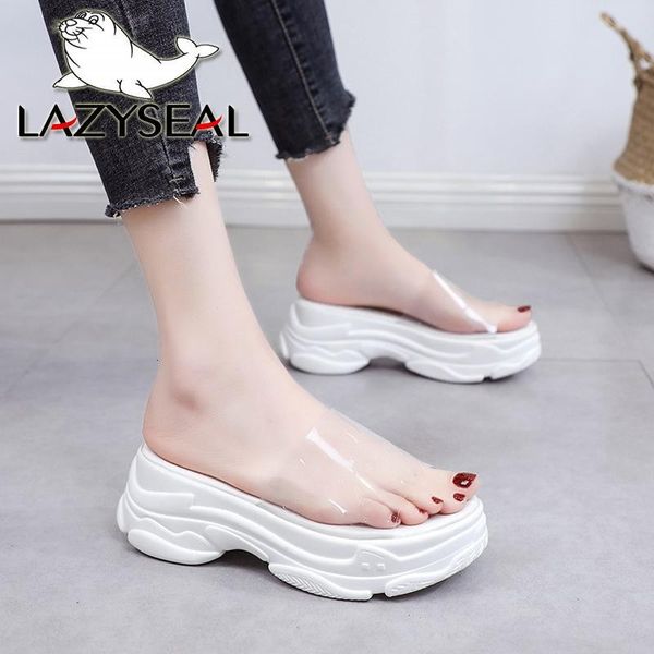 slippers lazyseal transparent wedge heel women slides fashion classic platform thick bottom shoes non-slip ladies flip flops 4bv6, Black
slippers lazyseal transparent wedge heel women slides fashion classic platform thick bottom shoes non-slip ladies flip flops 4bv6, Black