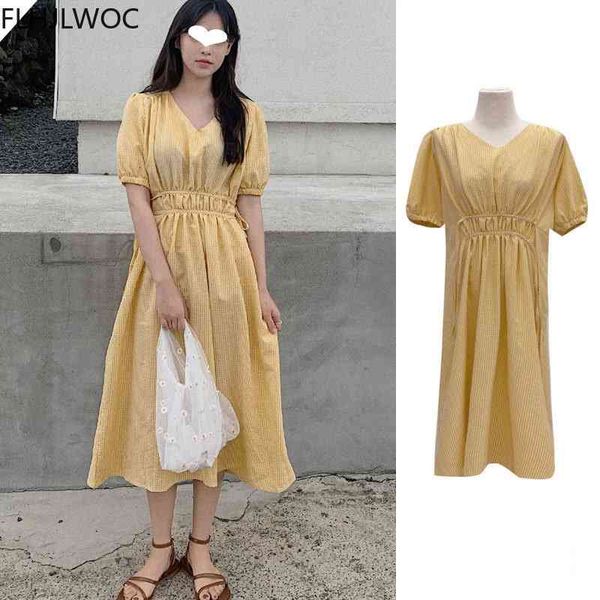 casual dresses cute sweet girls slim waist lace-up vestidos women a line v neck long chic korea desing black yellow lattice plaid, Black;gray
casual dresses cute sweet girls slim waist lace-up vestidos women a line v neck long chic korea desing black yellow lattice plaid, Black;gray