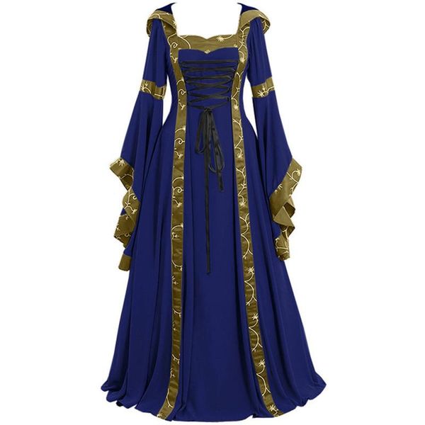 casual dresses arrival national wind european and american medieval vintage hood square neck tie with horn sleeve slot dress, Black;gray
casual dresses arrival national wind european and american medieval vintage hood square neck tie with horn sleeve slot dress, Black;gray