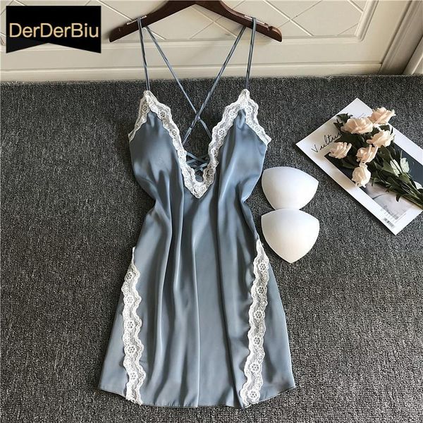 women's sleepwear silk satin lace sleepdress exquisite femme night dress v-neck underwear comfort homewear summer nightgown, Black;red
women's sleepwear silk satin lace sleepdress exquisite femme night dress v-neck underwear comfort homewear summer nightgown, Black;red