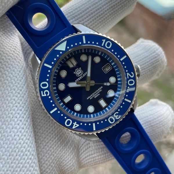 wristwatches sd1968 steeldive 30atm 300 meters water resistant diving watches luminous automatic diver 316l stainless steel case, Slivery;brown
wristwatches sd1968 steeldive 30atm 300 meters water resistant diving watches luminous automatic diver 316l stainless steel case, Slivery;brown