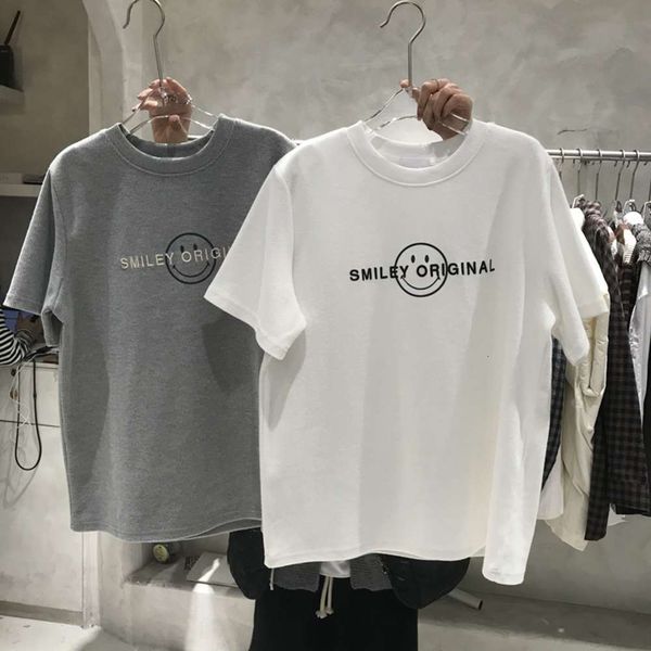 women's t-shirt short 2021 summer dress korean version ins fashionable letter smile face print student loose half sleeve clothes 9qgr, White
women's t-shirt short 2021 summer dress korean version ins fashionable letter smile face print student loose half sleeve clothes 9qgr, White