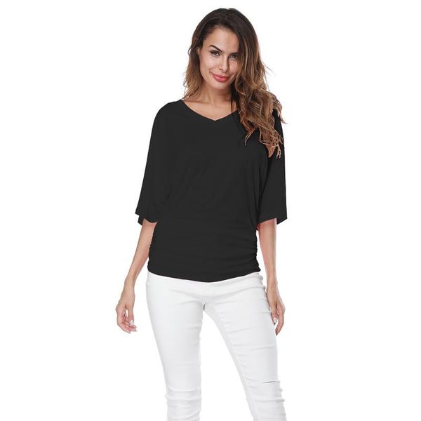 women plus size t shirt solid pleated elegant v-neck short sleeve ruched t-shirt summer harajuku pullover aesthetic tshirts women's, White
women plus size t shirt solid pleated elegant v-neck short sleeve ruched t-shirt summer harajuku pullover aesthetic tshirts women's, White