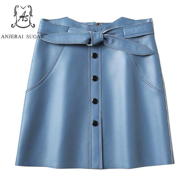 skirts spring autumn women genuine leather skirt bow slim high waist single breasted female package hip ol office a-line, Black
skirts spring autumn women genuine leather skirt bow slim high waist single breasted female package hip ol office a-line, Black