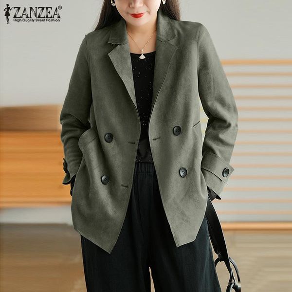 women's suits & blazers 2022 stylish jacket work button blazer oversize women fashion double-breasted baggy autumn long sleeve lapel, White;black
women's suits & blazers 2022 stylish jacket work button blazer oversize women fashion double-breasted baggy autumn long sleeve lapel, White;black