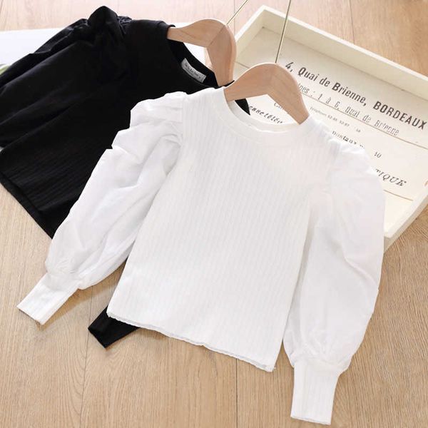 gooporson fall clothes for kids puff long sleeve shirt fashion korean little girl costume cute children outfits knit y0914, Blue
gooporson fall clothes for kids puff long sleeve shirt fashion korean little girl costume cute children outfits knit y0914, Blue