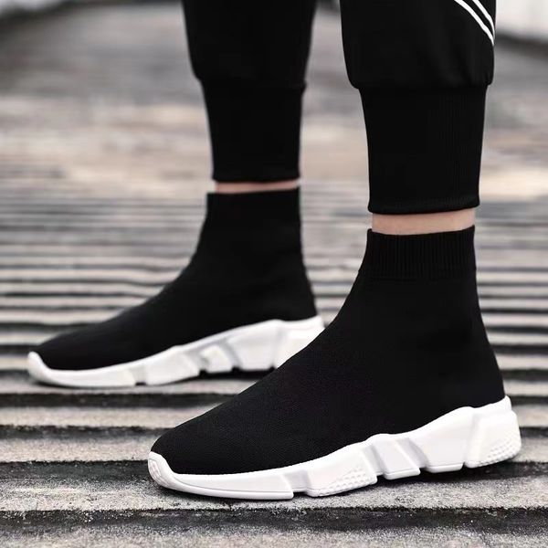 sock casual platform womens boots sneakers speed trainer height versatile super sports shoes high thick bottom elastic, Black
sock casual platform womens boots sneakers speed trainer height versatile super sports shoes high thick bottom elastic, Black