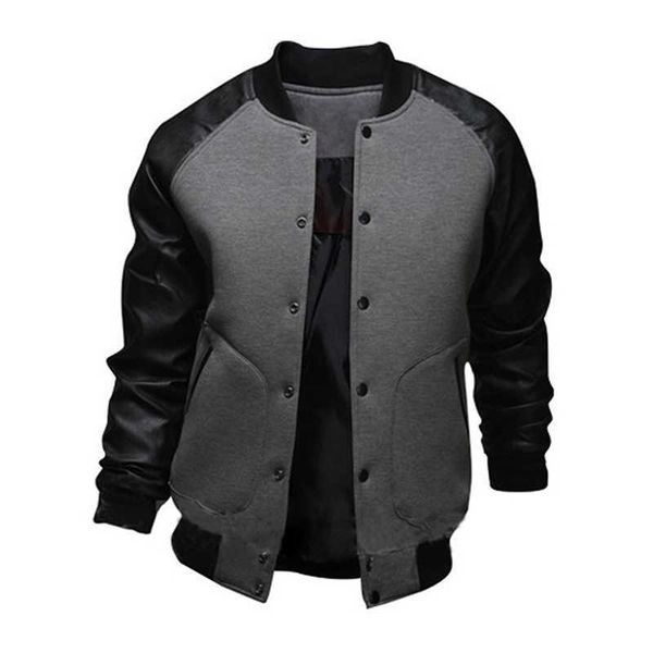 autumn man jacket coat casual hip hop baseball men fashion streetwear patchwork chaqueta hombre 210909, Black;brown
autumn man jacket coat casual hip hop baseball men fashion streetwear patchwork chaqueta hombre 210909, Black;brown