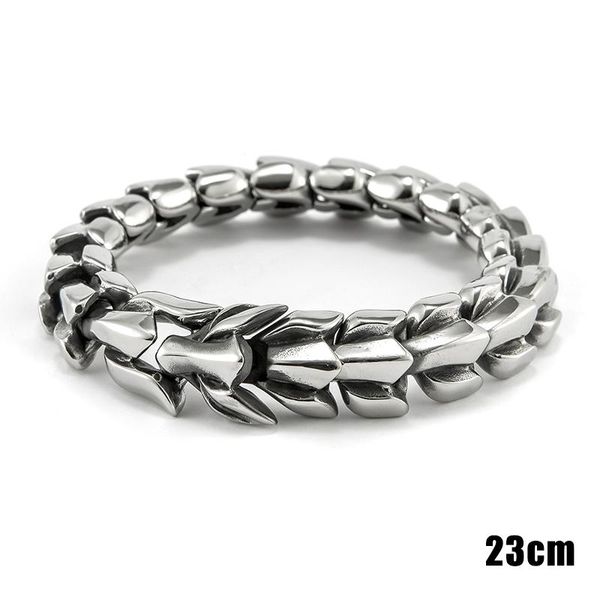 men personality fashion dragons bone chain bracelet punk trend domineering titanium steel pr sale charm bracelets, Golden;silver
men personality fashion dragons bone chain bracelet punk trend domineering titanium steel pr sale charm bracelets, Golden;silver