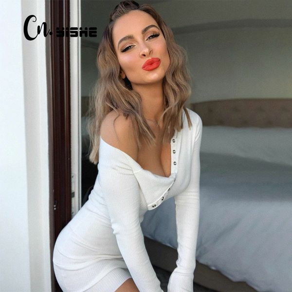 cnyishe autumn chic irregular off shoulder party dress women club bodycon mini dresses basic female robes vestidos 210419, Black;gray
cnyishe autumn chic irregular off shoulder party dress women club bodycon mini dresses basic female robes vestidos 210419, Black;gray