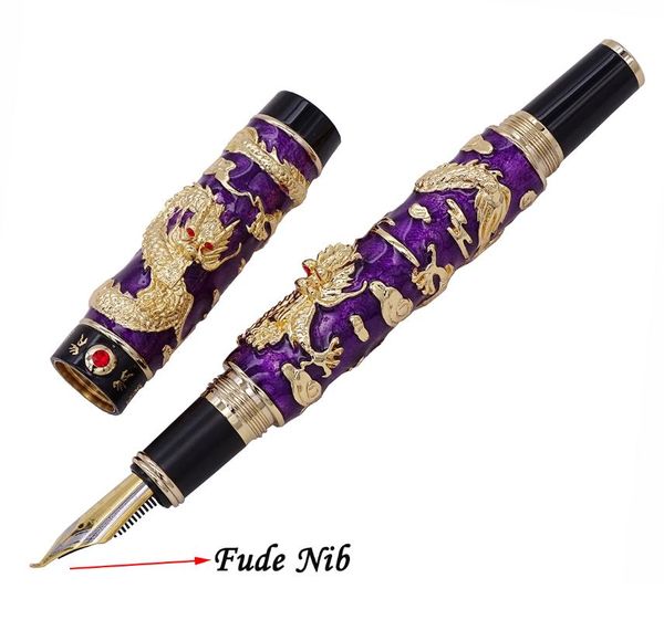 fountain pens jinhao cloisonne double dragon calligraphy pen fude bent nib advanced craft writing gift for business graduate
fountain pens jinhao cloisonne double dragon calligraphy pen fude bent nib advanced craft writing gift for business graduate