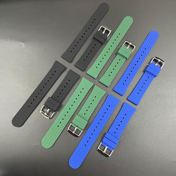 watch bands sd2102 black green blue silicone strap waffle with stainless steel buckle for 20mm/22mm lug size automatic dive watches, Black;brown
watch bands sd2102 black green blue silicone strap waffle with stainless steel buckle for 20mm/22mm lug size automatic dive watches, Black;brown