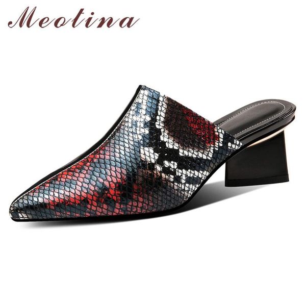 dress shoes meotina high heels women natural genuine leather strange style heel mules sheepskin mixed colors pumps lady 40, Black
dress shoes meotina high heels women natural genuine leather strange style heel mules sheepskin mixed colors pumps lady 40, Black
