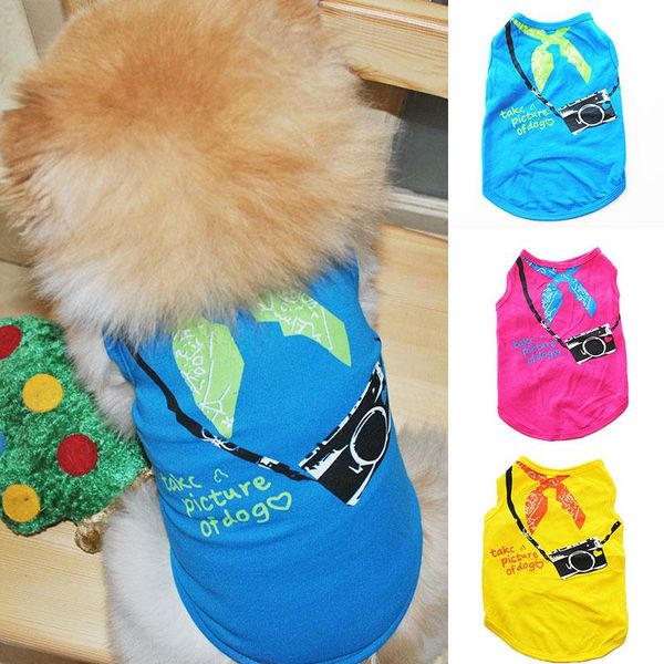 dog apparel pet cotton comfortable clothes o neck soft t-shirt printing vest for small 1pc puppy short sleeve shirt
dog apparel pet cotton comfortable clothes o neck soft t-shirt printing vest for small 1pc puppy short sleeve shirt