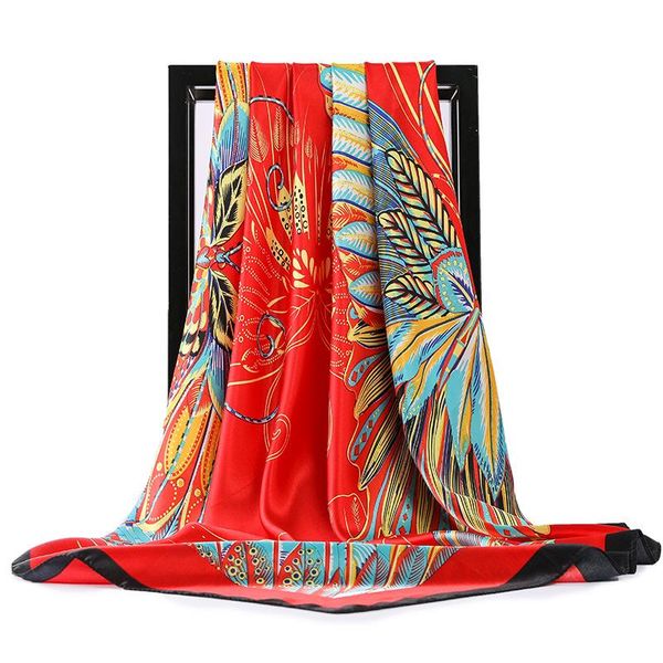 scarves 2021 spring luxury silk satin hair scarf female beach square fashion floral print kerchief for women 90x90cm shawl, Blue;gray
scarves 2021 spring luxury silk satin hair scarf female beach square fashion floral print kerchief for women 90x90cm shawl, Blue;gray