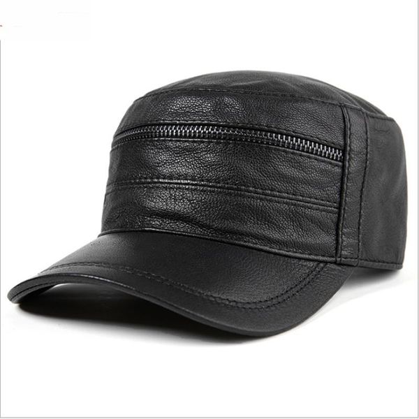 genuine goatskin leather caps fashion zipper decoration military hats luxury design visors cap mz49 wide brim, Blue;gray
genuine goatskin leather caps fashion zipper decoration military hats luxury design visors cap mz49 wide brim, Blue;gray