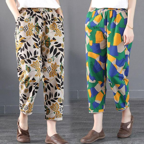 women's pants & capris cotton and linen harem ladies casual loose nine points joggers women sports overalls, Black;white
women's pants & capris cotton and linen harem ladies casual loose nine points joggers women sports overalls, Black;white