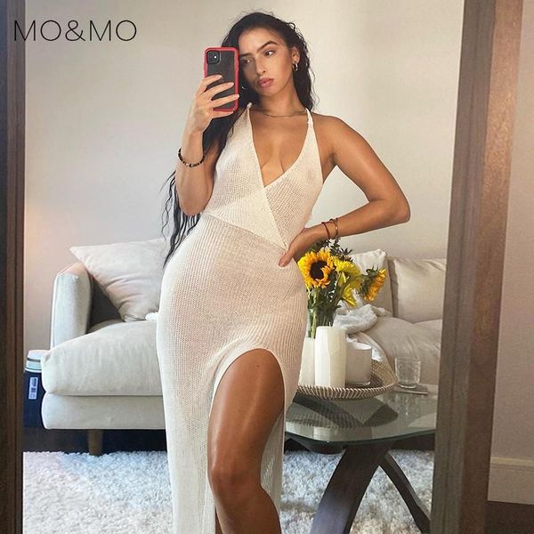 casual dresses mo&mo-2021 european and american summer fashion v-neck backless tie see-through hook beach halter dress, Black;gray
casual dresses mo&mo-2021 european and american summer fashion v-neck backless tie see-through hook beach halter dress, Black;gray