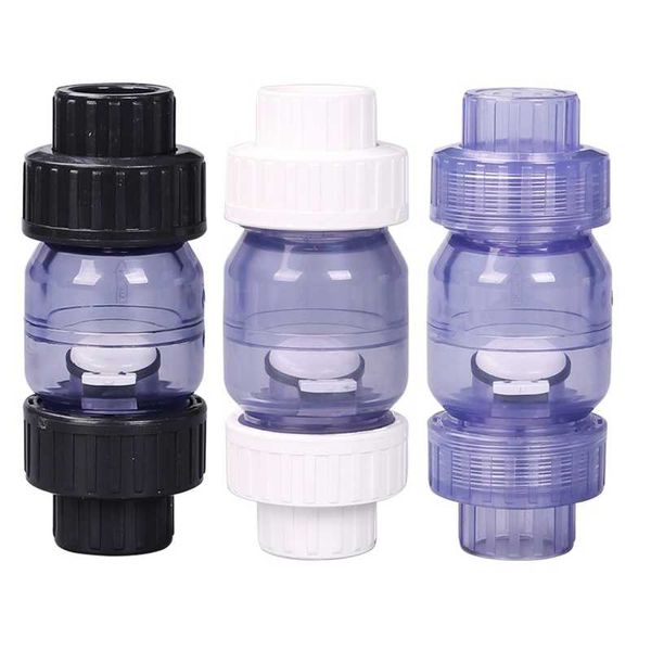 watering equipments i.d 25mm 32mm transparent check valve pvc one way non return garden water pipe connector aquarium tank tube joint
watering equipments i.d 25mm 32mm transparent check valve pvc one way non return garden water pipe connector aquarium tank tube joint
