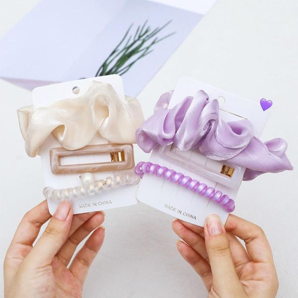 3pcs/set headwear set fashion women summer telephone wire hair rope elastic scrunchie hairpin sets girls accessories gifts
3pcs/set headwear set fashion women summer telephone wire hair rope elastic scrunchie hairpin sets girls accessories gifts