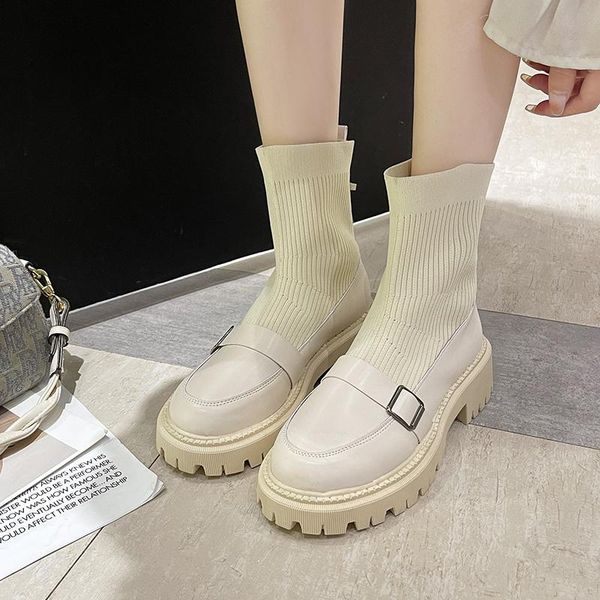 boots knit women pearl chain stretch fabric ankle platform korean style splicing material short black beige
boots knit women pearl chain stretch fabric ankle platform korean style splicing material short black beige