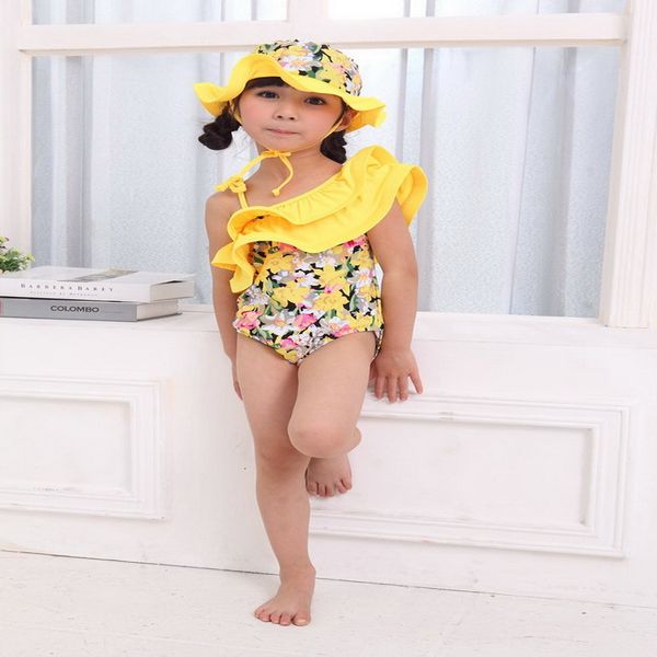 one-pieces summer baby girls one piece swimwear lovely yellow floral swimsuits+ hat children fashion swim wear e06 fuls, Black
one-pieces summer baby girls one piece swimwear lovely yellow floral swimsuits+ hat children fashion swim wear e06 fuls, Black