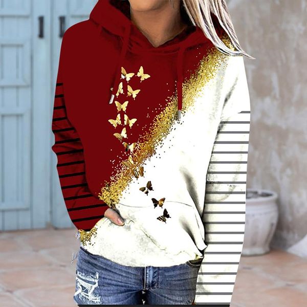 women's hoodies & sweatshirts color block butterfly patchwork print fashion women long sleeve pockets hooded harajuku streetwear 4, Black
women's hoodies & sweatshirts color block butterfly patchwork print fashion women long sleeve pockets hooded harajuku streetwear 4, Black