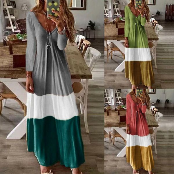 casual dresses womens long sleeve boho party kaftan dress ladies v-neck loose patchwork, Black;gray
casual dresses womens long sleeve boho party kaftan dress ladies v-neck loose patchwork, Black;gray