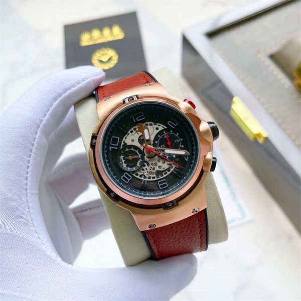 orologio da uomo luxe mens mechanical automatic watches hb classic style matte case swiss wristwatches sapphire super satch, Slivery;brown
orologio da uomo luxe mens mechanical automatic watches hb classic style matte case swiss wristwatches sapphire super satch, Slivery;brown