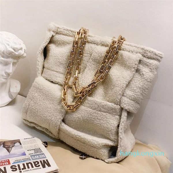 thick chain large tote purse bag 2021 fashion new quality wool women's designer handbag high capacity woven shoulder bag travel bag, Red;black
thick chain large tote purse bag 2021 fashion new quality wool women's designer handbag high capacity woven shoulder bag travel bag, Red;black