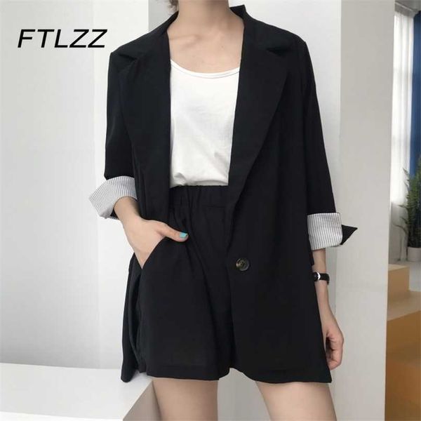 spring summer two piece sets women fashion korean three quarter blazer short shorts outfits ladies 2 pcs casual suits clothes 210525, White
spring summer two piece sets women fashion korean three quarter blazer short shorts outfits ladies 2 pcs casual suits clothes 210525, White