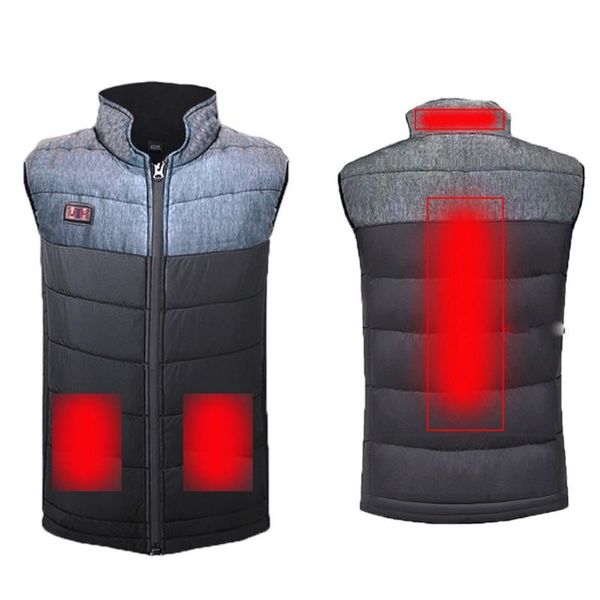 men's vests winter adjust men usb electric heating vest jacket sleeveless skiing warm pad body warmer outerwear male heated, Black;white
men's vests winter adjust men usb electric heating vest jacket sleeveless skiing warm pad body warmer outerwear male heated, Black;white