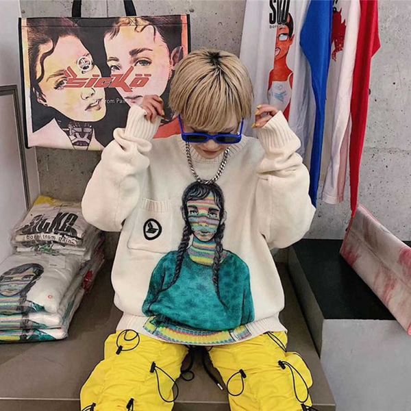 men's sweaters loose born from pain sicko men woman 1:1 high-quality crewneck fw sweater clothes tpgz, White;black
men's sweaters loose born from pain sicko men woman 1:1 high-quality crewneck fw sweater clothes tpgz, White;black