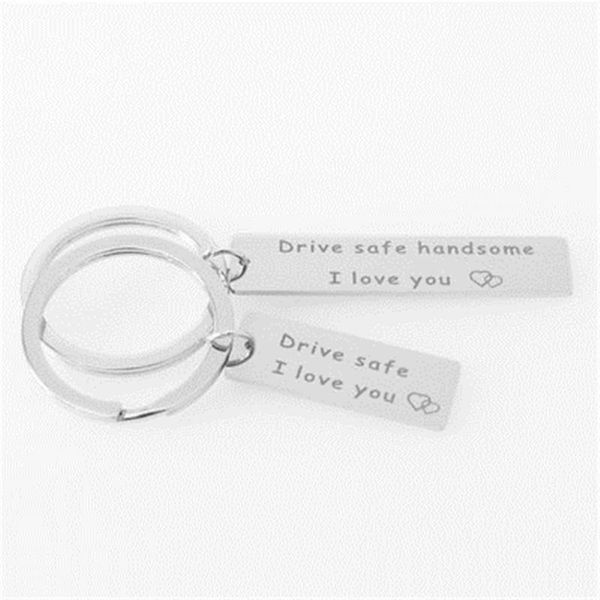keychains fashion jewelry men women keyring engraved drive safe handsome i love you heart for couples boyfriend girlfriend gifts keychain, Silver
keychains fashion jewelry men women keyring engraved drive safe handsome i love you heart for couples boyfriend girlfriend gifts keychain, Silver