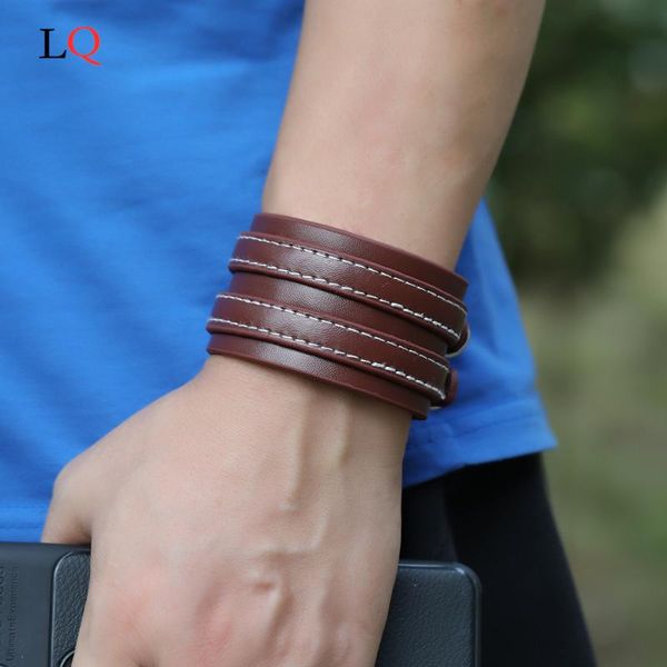 charm bracelets cow leather for women men simple woman bracalete femme braclet bangles vintage punk wristband jewelry gift, Golden;silver
charm bracelets cow leather for women men simple woman bracalete femme braclet bangles vintage punk wristband jewelry gift, Golden;silver