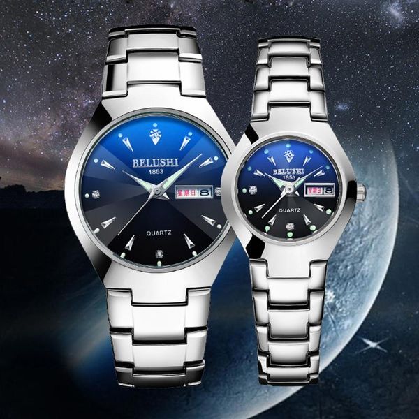gift couple watch paired watches for lover parejas casal clock men and women quartz wristwatch fashion waterproof wristwatches, Slivery;brown
gift couple watch paired watches for lover parejas casal clock men and women quartz wristwatch fashion waterproof wristwatches, Slivery;brown