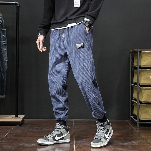 men's autumn and winter new casual plush thickened loose corduroy sports men's trend, Blue
men's autumn and winter new casual plush thickened loose corduroy sports men's trend, Blue