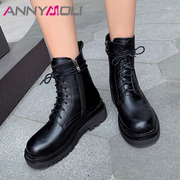 boots annymoli flat platform ankle woman motorcycle lace up short zip round toe ladies shoes autumn winter black 421
boots annymoli flat platform ankle woman motorcycle lace up short zip round toe ladies shoes autumn winter black 421