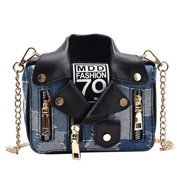 evening bags personality coat clothes design women's shoulder bag fashion denim chain girls rivet funny purse for women 2021
evening bags personality coat clothes design women's shoulder bag fashion denim chain girls rivet funny purse for women 2021