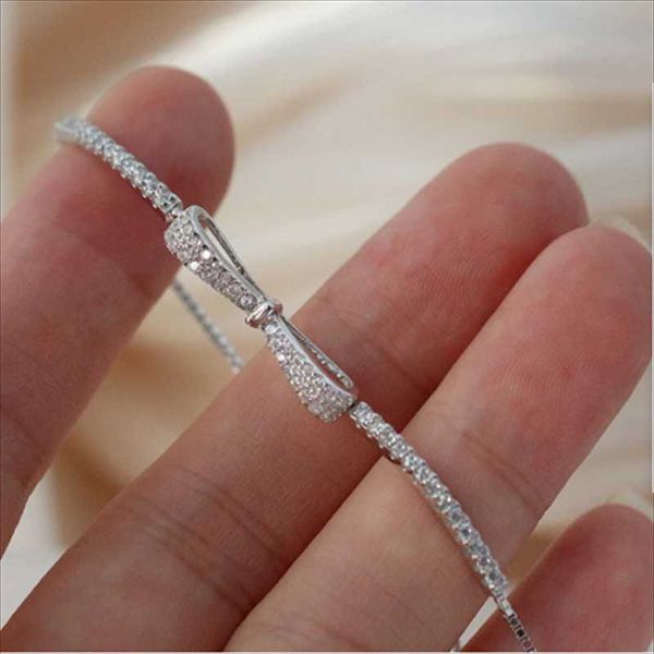 link, chain bowknot bracelet for women shiny zircon tennis wedding party jewelry giftswholesale, Black
link, chain bowknot bracelet for women shiny zircon tennis wedding party jewelry giftswholesale, Black