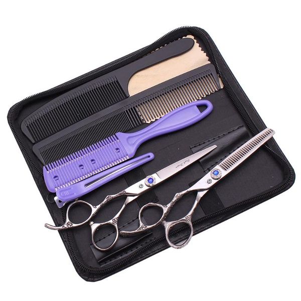hair scissors hairdressing 5.5" 6" left hand purple dragon 440c cutting professional barber shop thinning shears 8002#
hair scissors hairdressing 5.5" 6" left hand purple dragon 440c cutting professional barber shop thinning shears 8002#