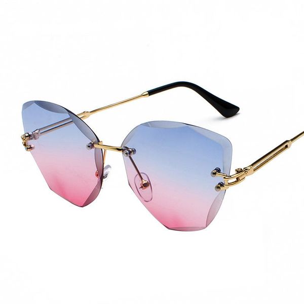 sunglasses fashion cat eye rimless women clear lens yellow sun glasses gradient metal spectacles lunette soleil homme, White;black
sunglasses fashion cat eye rimless women clear lens yellow sun glasses gradient metal spectacles lunette soleil homme, White;black