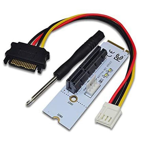 computer cables & connectors -ngff m.2 to pci-e 4x riser card m2 key m pcie x4 adapter with led voltage indicator for eth miner mining conne
computer cables & connectors -ngff m.2 to pci-e 4x riser card m2 key m pcie x4 adapter with led voltage indicator for eth miner mining conne