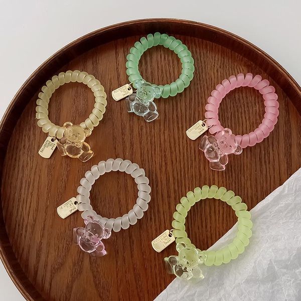 hair accessories korean version of candy-colored high-stretch phone loop head rope metal pendant cute bear fresh girl, Slivery;white
hair accessories korean version of candy-colored high-stretch phone loop head rope metal pendant cute bear fresh girl, Slivery;white