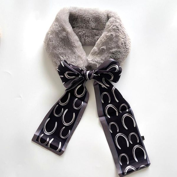 fur scarf leopard print women winter skinny silk female neckerchief scarves & wraps, Blue;gray
fur scarf leopard print women winter skinny silk female neckerchief scarves & wraps, Blue;gray