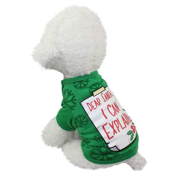 dog apparel christmas pet puppy cat clothes cute costume letters printed t-shirt 2021
dog apparel christmas pet puppy cat clothes cute costume letters printed t-shirt 2021