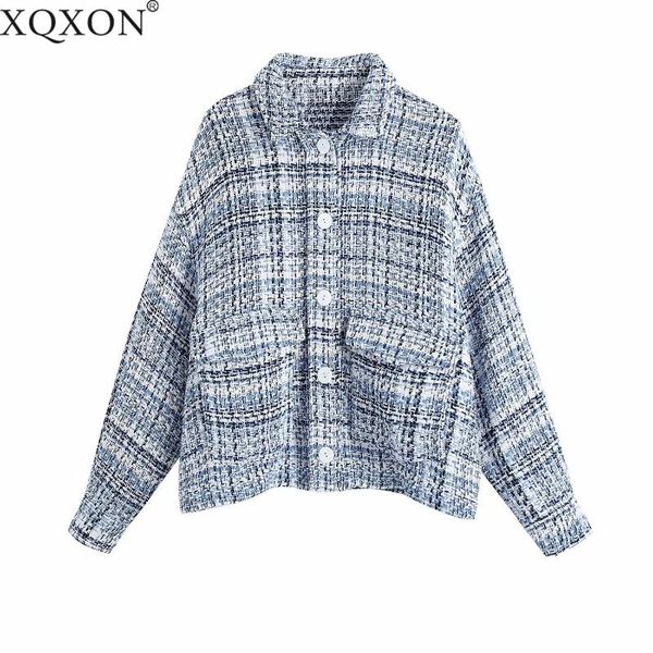 spring fashion women 2021 plaid tweed jacket coat vintage long sleeve button-up female outerwear chic overshirt women's jackets, Black;brown
spring fashion women 2021 plaid tweed jacket coat vintage long sleeve button-up female outerwear chic overshirt women's jackets, Black;brown