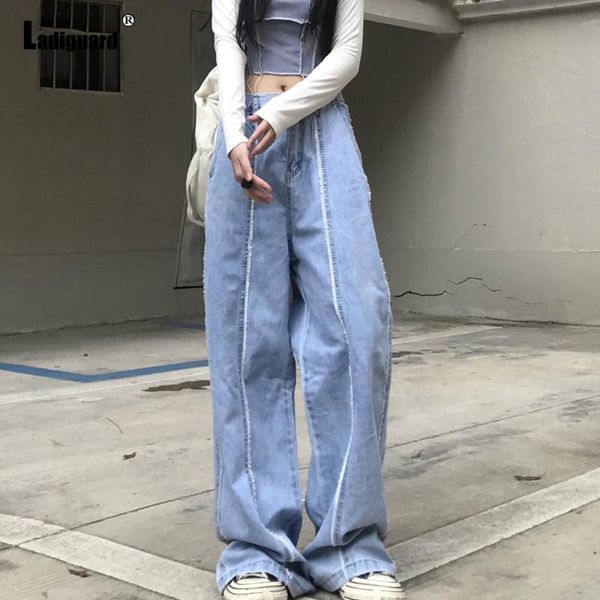 women's jeans high cut women denim pants patchwork trousers girls streetwear casual jeggings 2021 fashion loose hip hop demin, Blue
women's jeans high cut women denim pants patchwork trousers girls streetwear casual jeggings 2021 fashion loose hip hop demin, Blue
