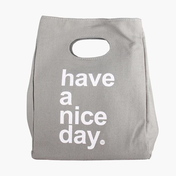 lunch box bag with metal lock have a nice day letter print pouch for wome storage bags
lunch box bag with metal lock have a nice day letter print pouch for wome storage bags